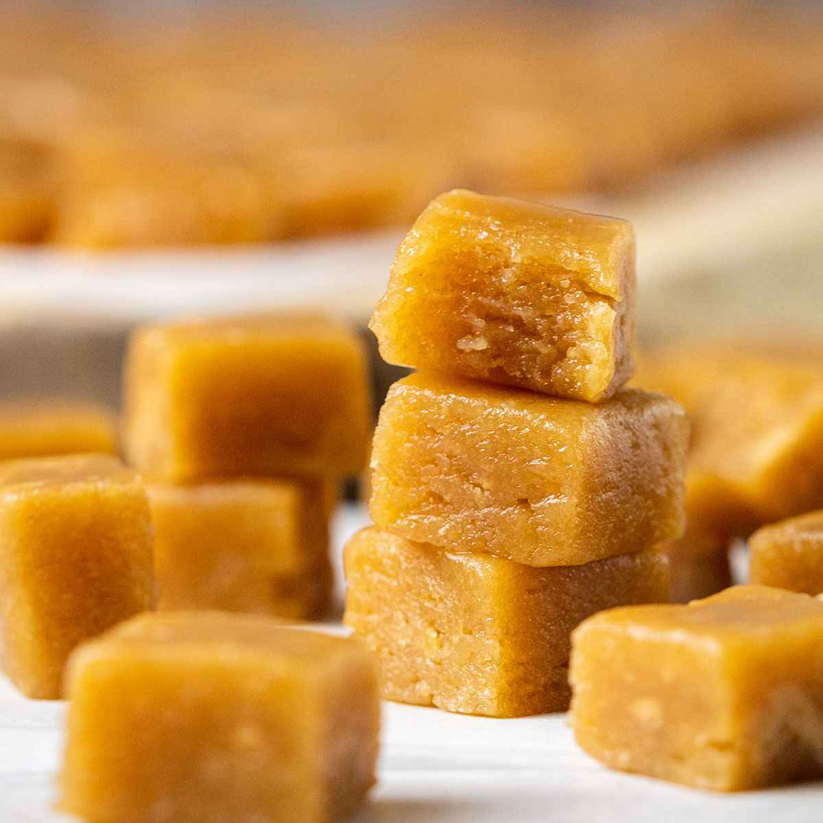 3Ingredient Peanut Butter Fudge (Vegan) Romy London