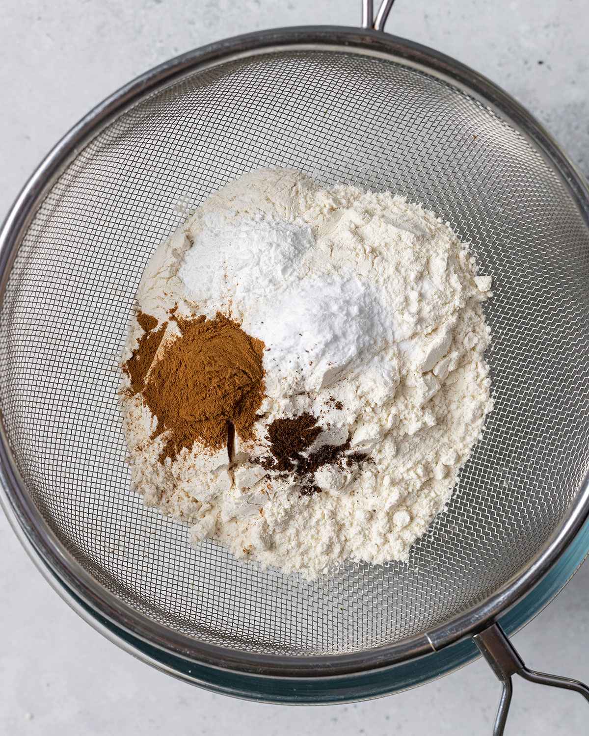 dry ingredients in a bowl