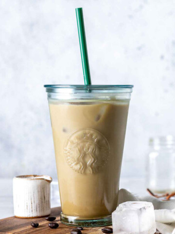 Iced Vanilla Latte Starbucks copycat recipe