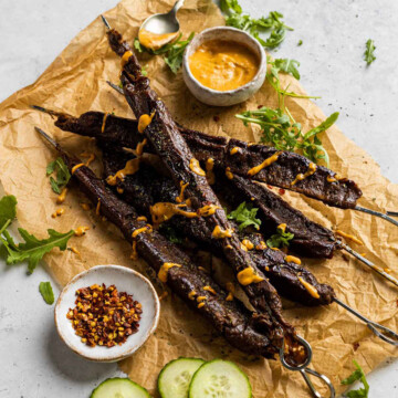 thumbnail for vegan kabob meat