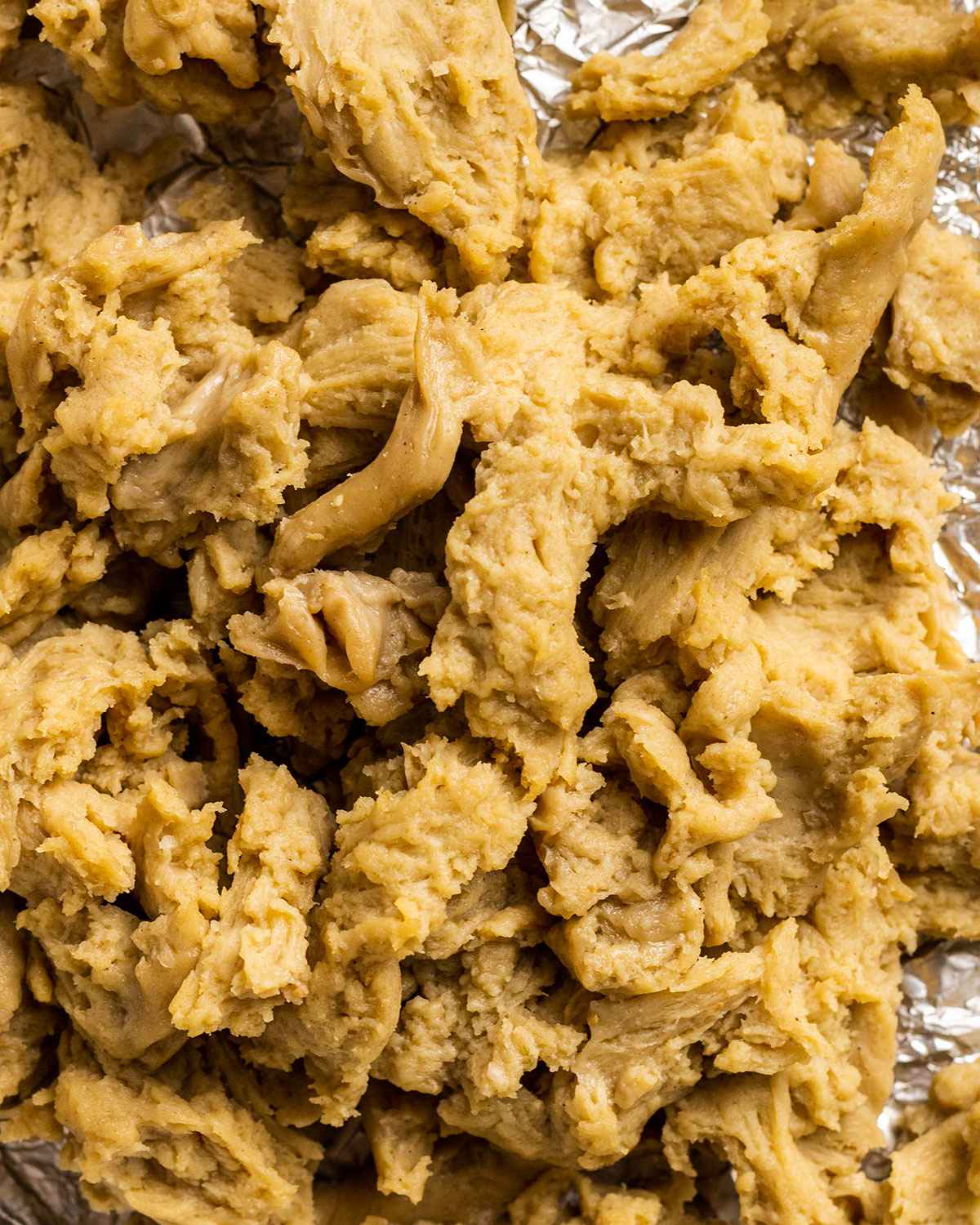 vegan chicken shreds made from seitan