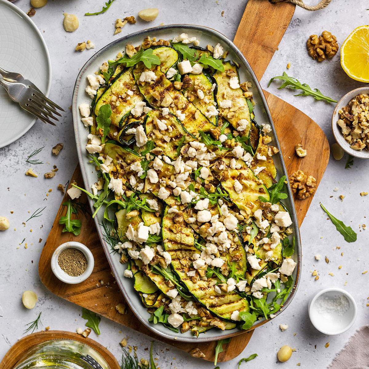 Grilled Zucchini Salad Grilled Zucchini Salad