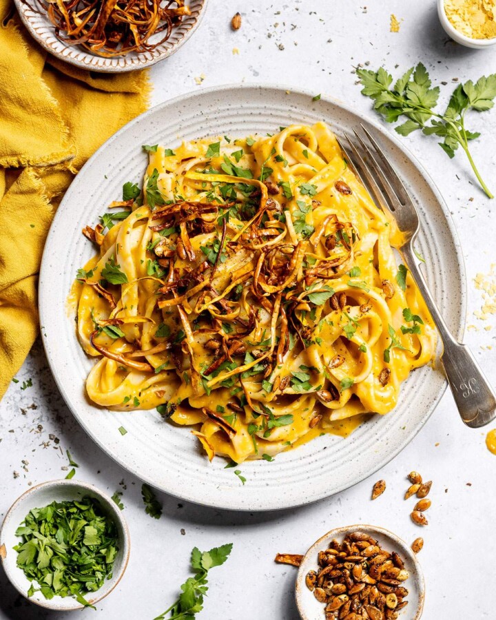 Creamy Butternut Squash Tagliatelle Recipe - Romy London