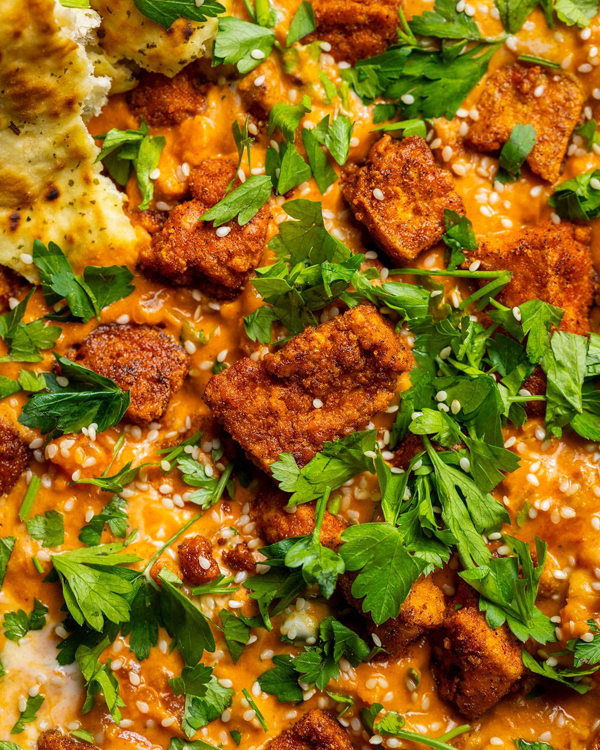 Tofu Butter Curry up close.