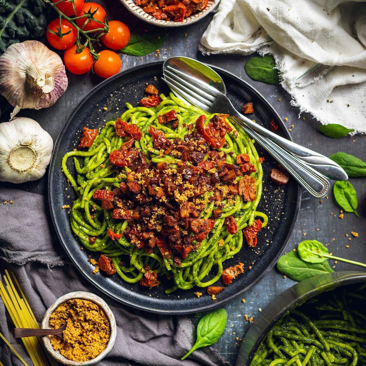 Vegan Pasta Verde