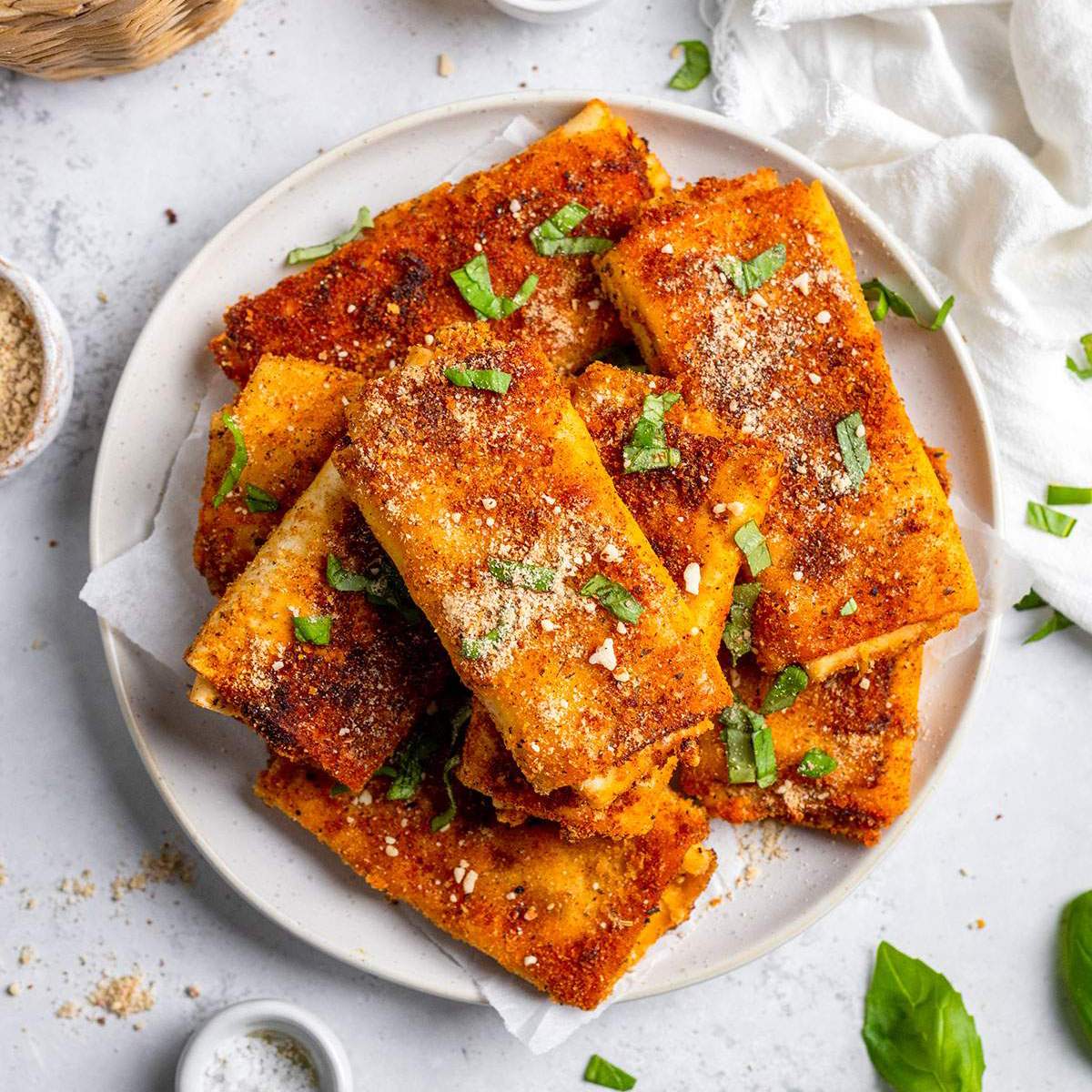 Vegan Lasagna Roll Ups